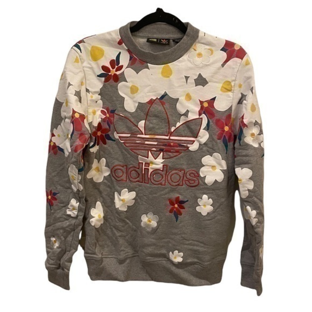 Pharrell Williams x Adidas Floral Sweatshirt Deadstock Men XS Women S-M